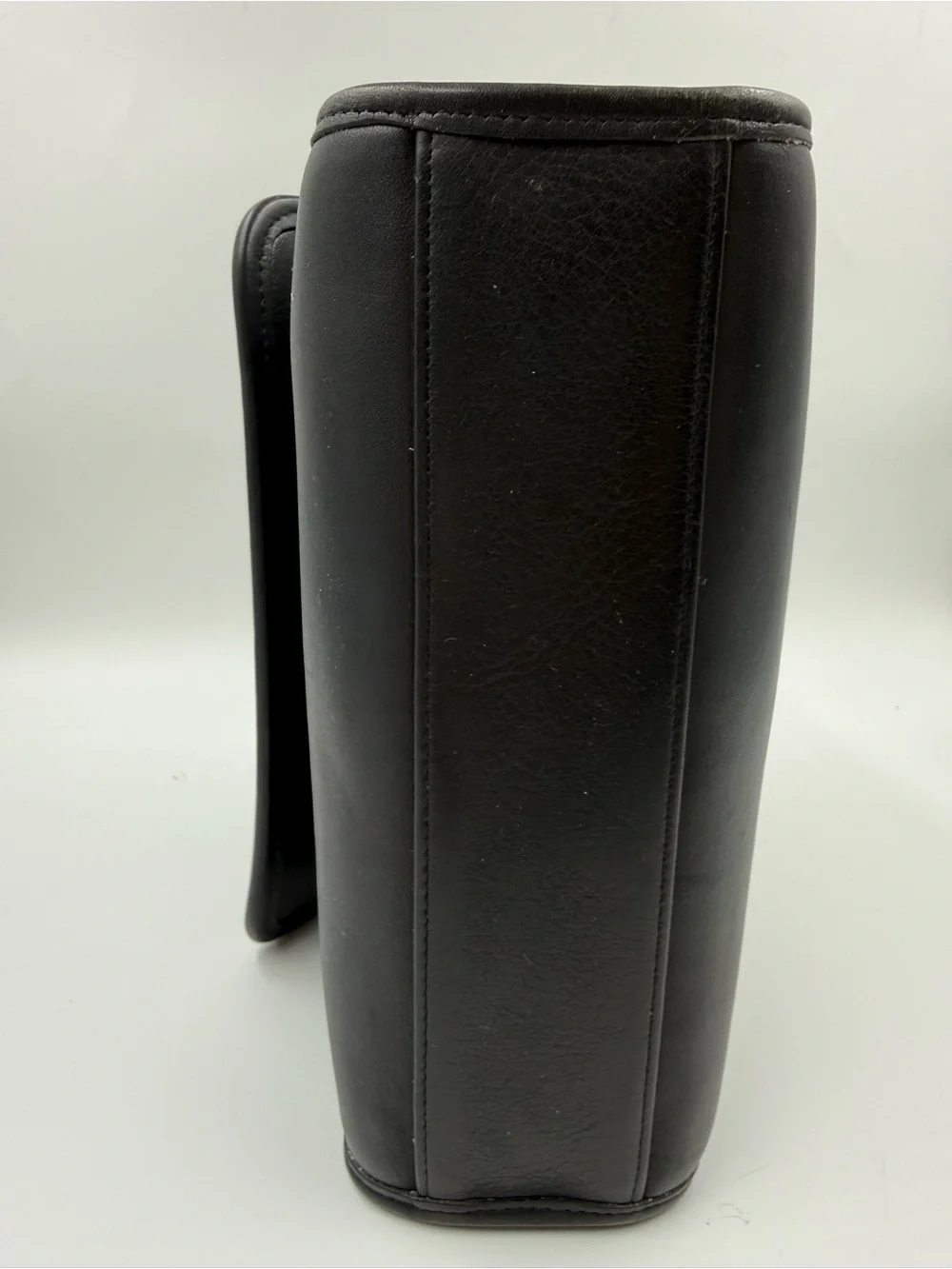 Vintage Coach Court Bag 9870 Black Glovetanned Leather Crossbody Top Handle USA